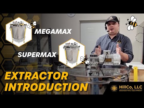 SuperMax Honey Extractor - 24 Frame Radial for beekeeping extracting